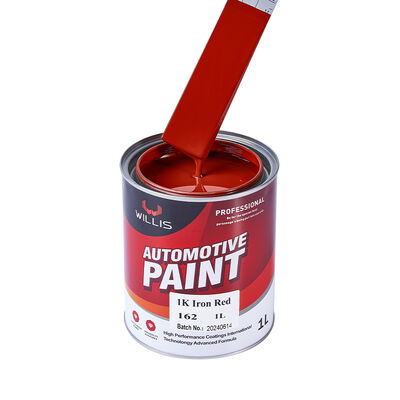 Vendita calda 1K Vernice per rivestimento auto Resina acrilica ad alte prestazioni Ferro Toni metallici rossi Automotive Rifinire Vernice auto Prezzo basso