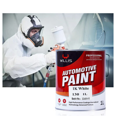 Vernice Spray per Auto Acrilica Bianca Monocomponente di Alta Qualità 1K ad Alta Coprenza, Vernice per Carrozzeria Efficiente a Base di Resina Acrilica