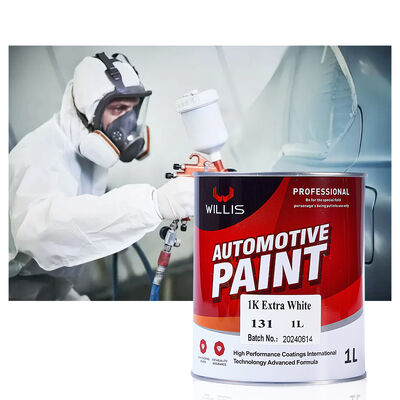 Buon Prezzo Extra Bianco Auto Base Riparazione Auto Rivestimento 1k Acrilico Resina Vernice con più sottile Alta Qualità Auto Rifinitura Vernice