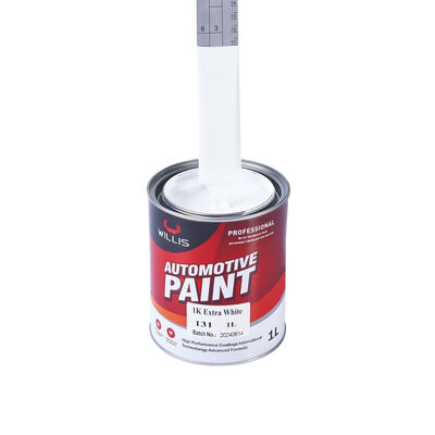 Buon Prezzo Extra Bianco Auto Base Riparazione Auto Rivestimento 1k Acrilico Resina Vernice con più sottile Alta Qualità Auto Rifinitura Vernice