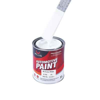 Buon Prezzo Extra Bianco Auto Base Riparazione Auto Rivestimento 1k Acrilico Resina Vernice con più sottile Alta Qualità Auto Rifinitura Vernice