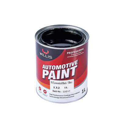 Vernice acrilica per riparazione auto nera economica da 1K in resina acrilica, sottile ad alte prestazioni e rivestimento liquido per auto