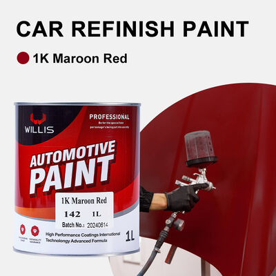 Cina Fornitore di vernice auto ripristinare asciugatura rapida 1k marrone rosso auto riparazione e rifinire diluente di vernice