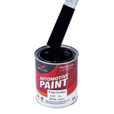 Vernice per auto Super Extra Black 1K, rivestimento protettivo, finitura colore ad alte prestazioni per applicazione a spruzzo