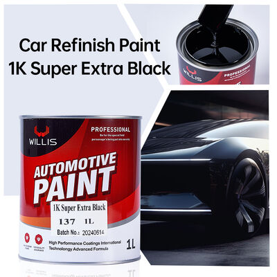 Vernice per auto Super Extra Black 1K, rivestimento protettivo, finitura colore ad alte prestazioni per applicazione a spruzzo