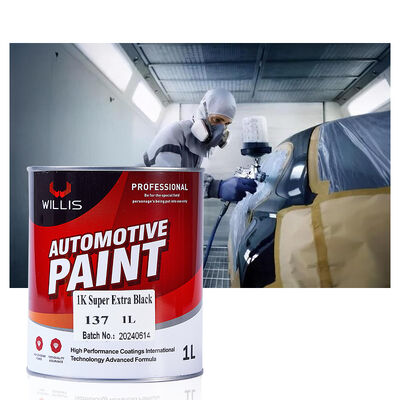 Vernice per auto Super Extra Black 1K, rivestimento protettivo, finitura colore ad alte prestazioni per applicazione a spruzzo