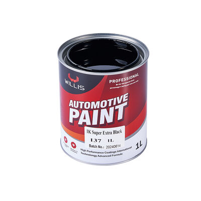 Vernice per auto Super Extra Black 1K, rivestimento protettivo, finitura colore ad alte prestazioni per applicazione a spruzzo