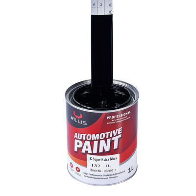 Vernice per auto Super Extra Black 1K, rivestimento protettivo, finitura colore ad alte prestazioni per applicazione a spruzzo