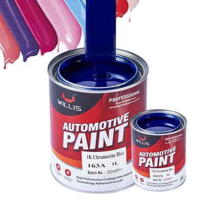 1K Ultra Marino Blu Vernice Spray per Auto Resina Acrilica Un Componente Vernice Liquida Riparazione Auto Colore Solido Strada Navale Made in China