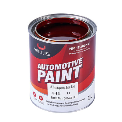 1K Trasparente Rosso Ferro Vernice Spray per Auto Rivestimento Liquido Realizzato in Resina Acrilica per Ritocco Auto Lavori di Verniciatura Auto Metallizzata