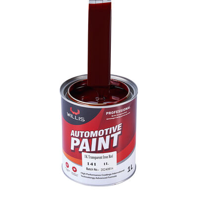 1K Trasparente Rosso Ferro Vernice Spray per Auto Rivestimento Liquido Realizzato in Resina Acrilica per Ritocco Auto Lavori di Verniciatura Auto Metallizzata