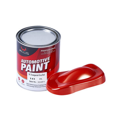 1K Trasparente Rosso Ferro Vernice Spray per Auto Rivestimento Liquido Realizzato in Resina Acrilica per Ritocco Auto Lavori di Verniciatura Auto Metallizzata