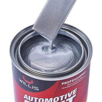Willis Model 174 1K Moderate Silver Mixed Acrylic Resin Liquid Coating for Car & Plastic Coating Spray Application