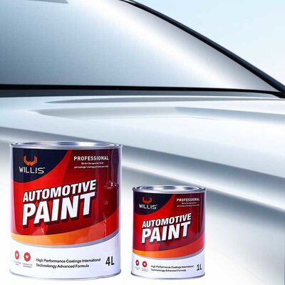 China Customizable 1K Silver Liquid Coating Ultra-Low Priced Acrylic Resin Car Paint Varnish Multiple Colors Spray Application