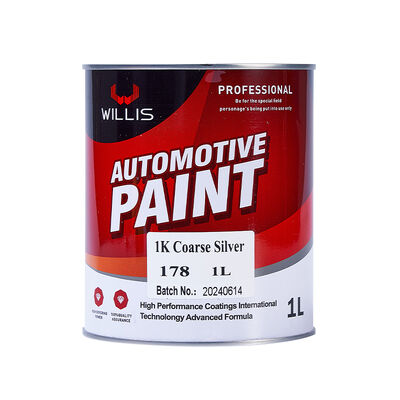 High Quality 1K Coarse Silver Metallic Car Paint Clear Coat Acrylic Resin Body Filler and Thinner for Car Body Repair