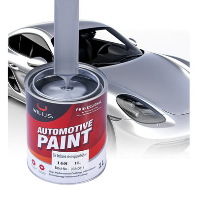 High Quality 1K Silver Electroplated Multicolor Automotive Spray Coating 1K Metallic Acrylic Resin Paint Factory Supply Paint