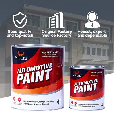 Vernice 2K monostrato ad alta lucentezza, personalizzabile nel colore, ad asciugatura rapida, per la riverniciatura automobilistica e il ritocco auto