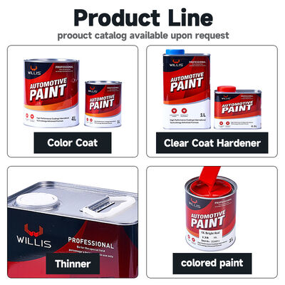 High Quality 2K clear Coat Auto Paint Hardener Epoxy Liquid Coating for Plastic Good Price Automotive Coating & Paint Factory