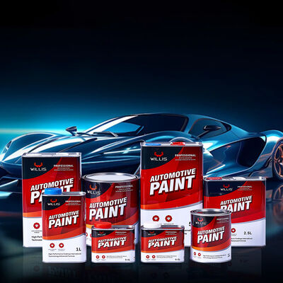Diluente per vernici per auto di alta qualità 1K, vernice per auto basecoat all'ingrosso dalla fabbrica cinese, produttore di vernici per auto