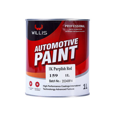 Diluente per vernice per auto 1K viola rosso diretto di fabbrica, agente indurente liquido per verniciatura a spruzzo e riparazione di rivestimenti per veicoli