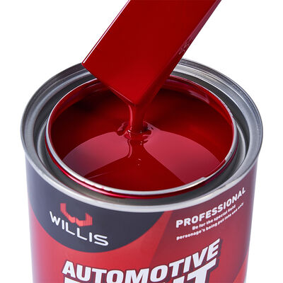 Vernice per auto a sublimazione trasparente rossa (fase blu) da 1 kg, 1 litro, per ritocco auto