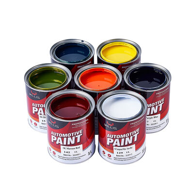 Vernice per auto a sublimazione trasparente rossa (fase blu) da 1 kg, 1 litro, per ritocco auto