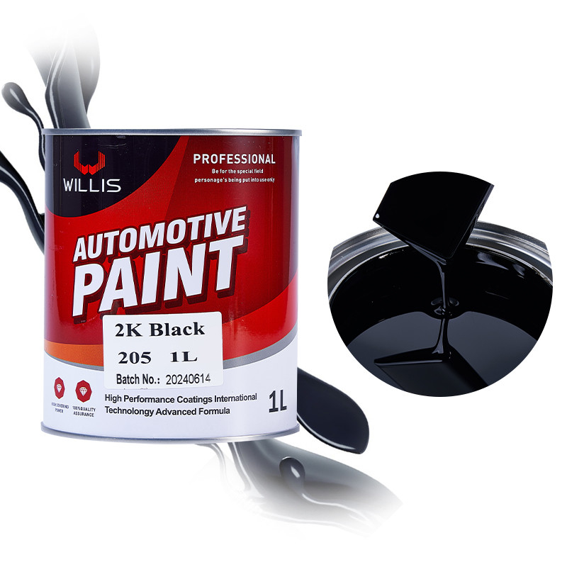 Asciugatura rapida 2K Solid Auto Body Metal Filler Deep Emerald Green Flat Black 2k Spray Paint 2k Topcoat