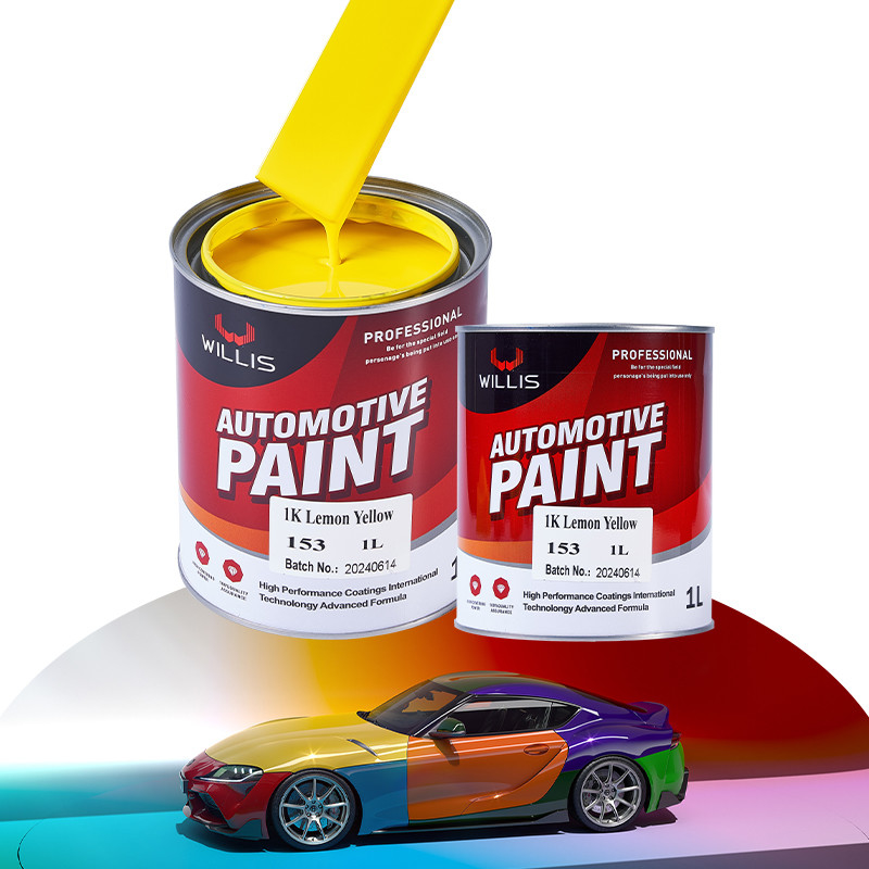 Rivestimento metallico epossidico antigraffi 1K Vernice per auto per la miscelazione del telaio automobilistico Vernice automobilistica Vernice per carrozzeria