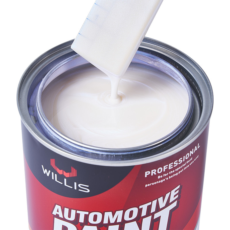 Metal Bucket 1k Primer Perla Bianco Vernice per Auto Resistenza alle intemperie Per cartelloni pubblicitari Colori di vernice metallica