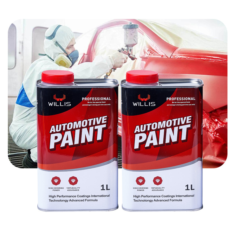 Auto 2k Riparazione di graffi trasparenti Vernice acrilica industriale indurente 2k Topcoat Vernici a spray per auto Vernice per auto ad alto lucido