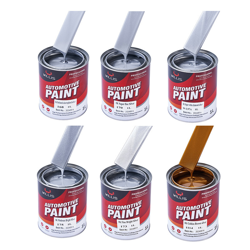 Verniciatura per automobili metallica blusa splendente metallica resistente al calore Dimensione regolabile Verniciatura a spruzzo acrilica lacca