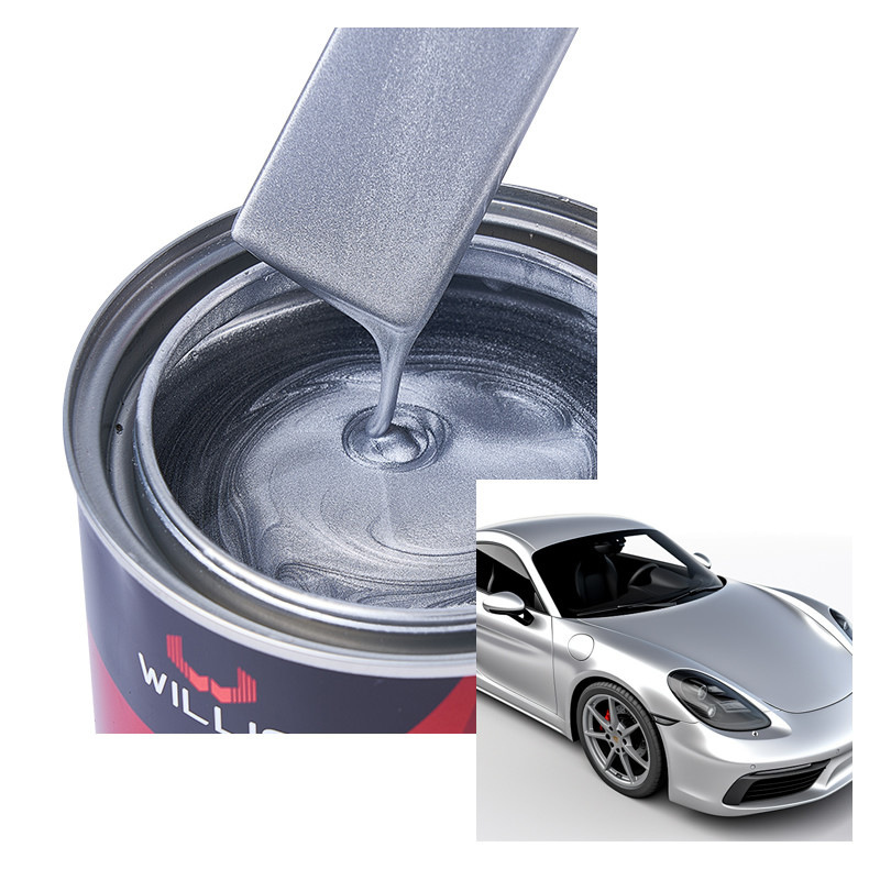 Rifinire Sparking Silver Metallic Automotive Paint Powder Coating 1K Basecoat,acrilica lacqua vernice spray,auto auto vernice