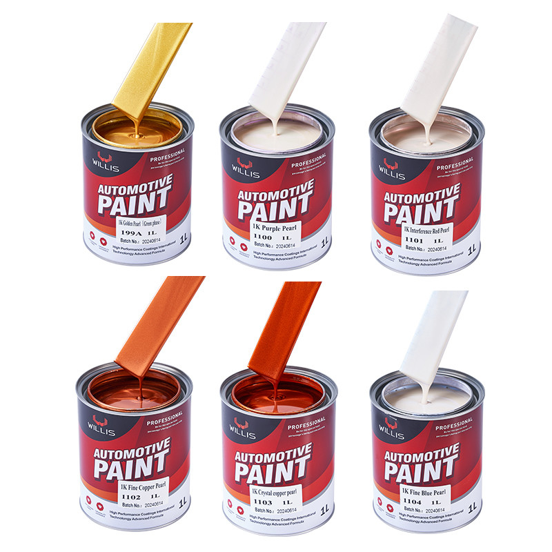 1k Base Coat Vernice Acrilica Colori Multiplici Vernice Automotive Finish Vernice Argento Vernice