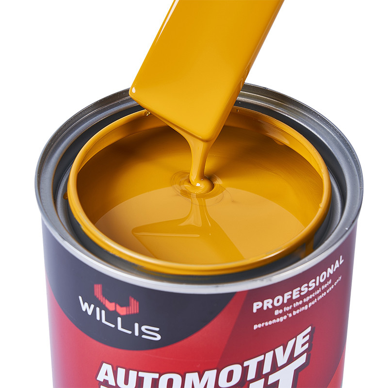 Servizio liquido dell'OEM/ODM dello stato della mano dell'anti della ruggine del ferro della perla 1K pittura gialla dell'automobile