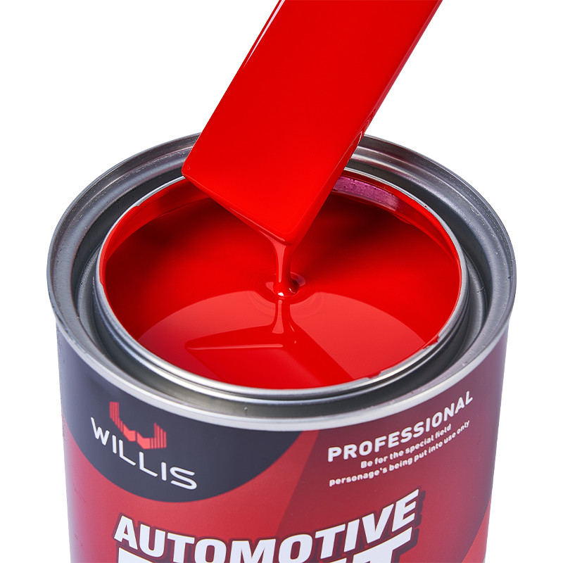 Facile costruzione 2k Vernice a spruzzo rosso Protezione automobilistica Alta durezza 1l / 4l Per lattina