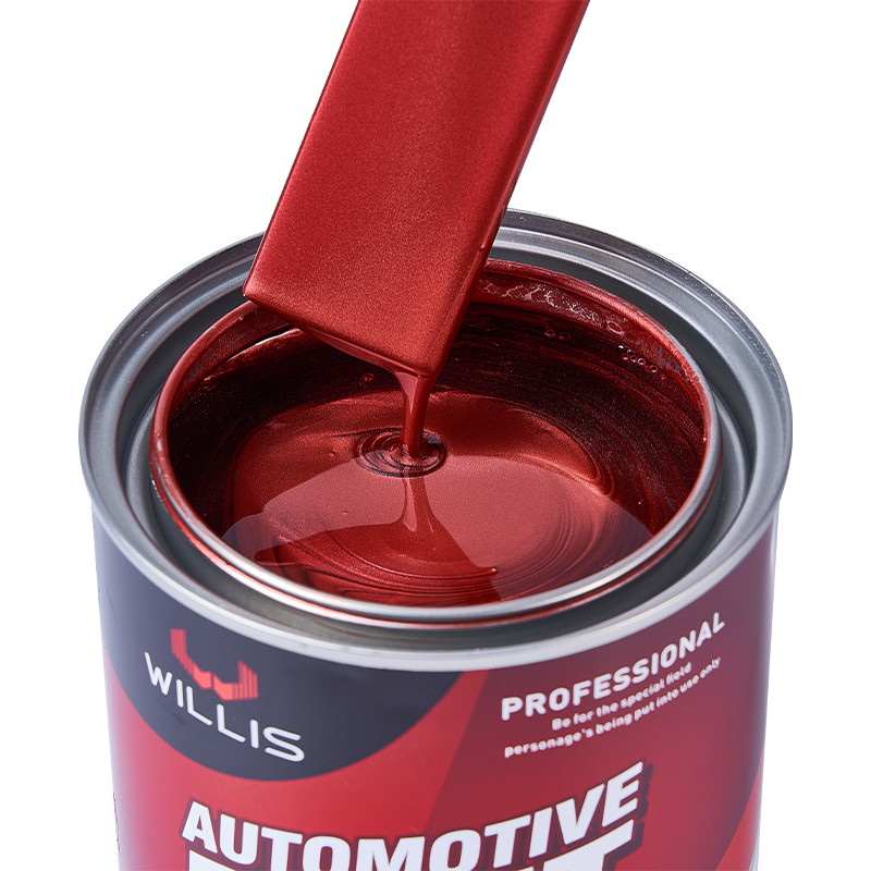 Vernice per auto acrilica perlacentissima alta saturazione del colore 1K rosso perla fine Vernice per auto metallica auto auto sottile