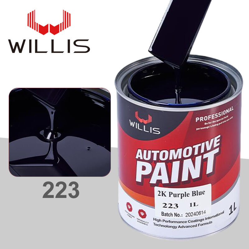 WILLIS 223 2K Viola Blu Vernice Acrilica per Auto Rivestimento Liquido Spray Ritocco OEM Disponibile