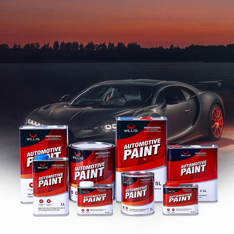 WILLIS Mixed Acrylic Resin 2K Automotive & Boat Paint Liquid Coating Spray Paint with Plastic Coating