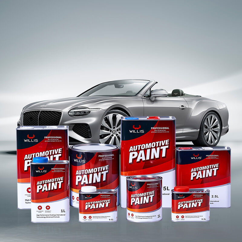 2K Rivestimento liquido di resina acrilica a colori solidi Vernice auto Barca e rivestimento di plastica forniture automobilistiche Rivestimento di riparazione Topcoat