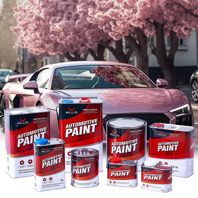 High Quality WILLIS Factory Wholesale Acrylic 2K Auto Paint Refinish Resin Liquid Spray Coating Pigment Plastic Coating Road