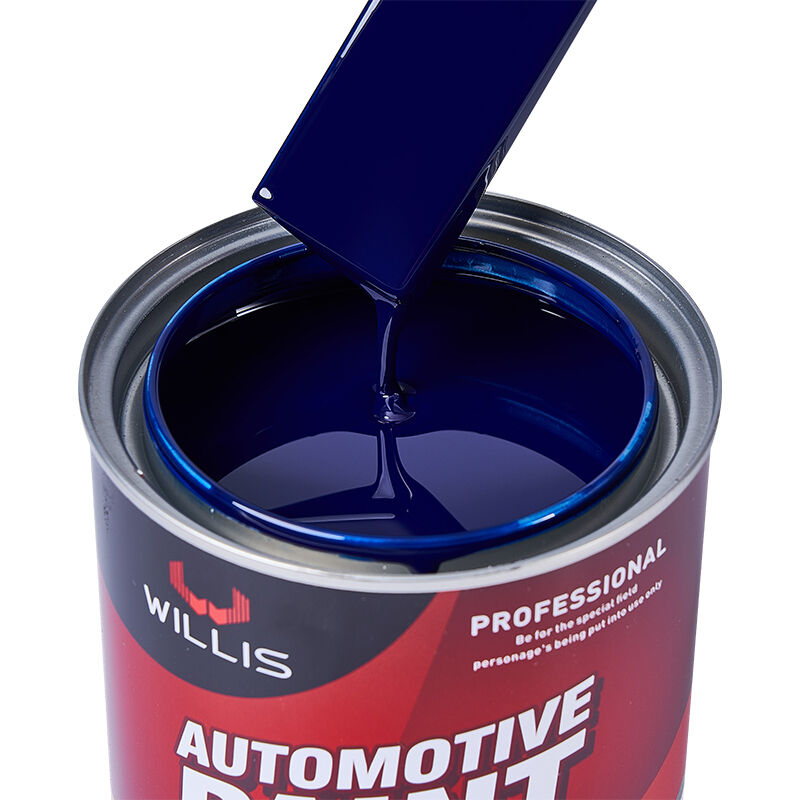 2K Acrylic Car Spray Paint Reddlish Blue Automotive Metallic Color Good for Car Repair & Multiple Colors Available