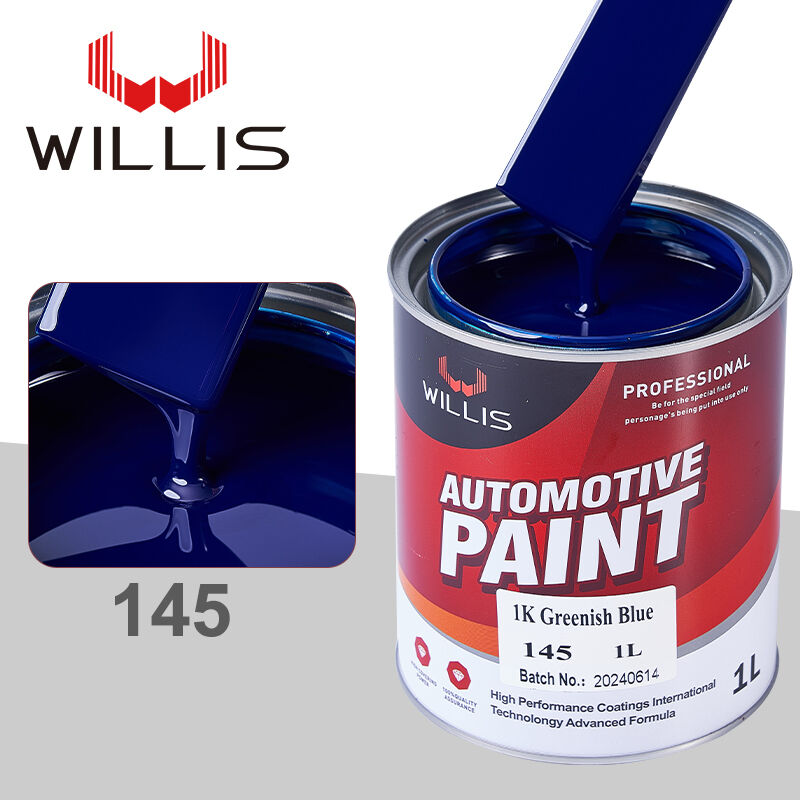 Vernice per auto 1K Blu verdastro Basecoat Solido con resina acrilica Rivestimento liquido Spray Vernice per ritocco auto