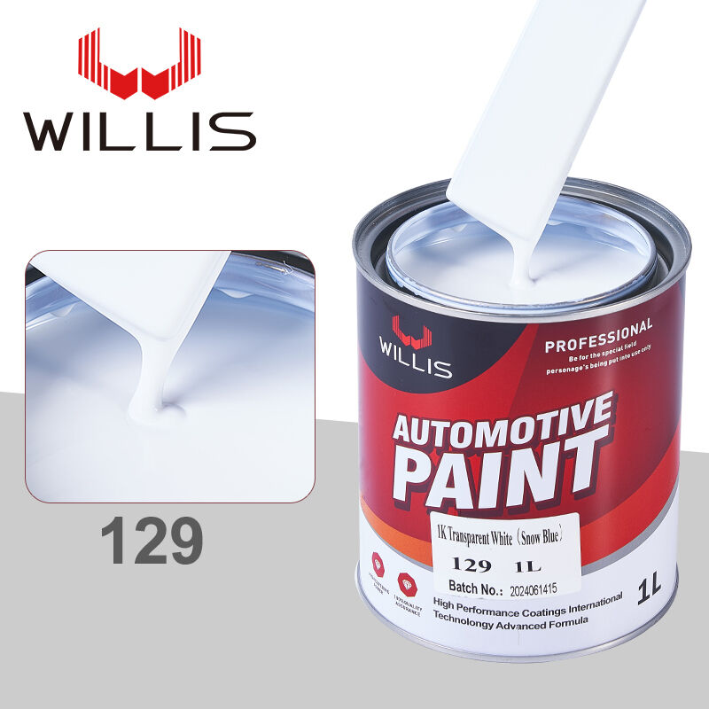 1K trasparente bianco riparazione automobilistica rivestimento liquido alte prestazioni eco-friendly resina acrilica auto rivestimento di plastica MSDS