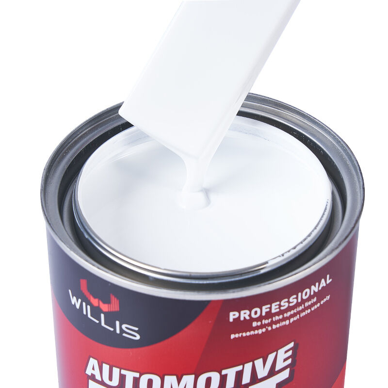 Buon Prezzo Extra Bianco Auto Base Riparazione Auto Rivestimento 1k Acrilico Resina Vernice con più sottile Alta Qualità Auto Rifinitura Vernice