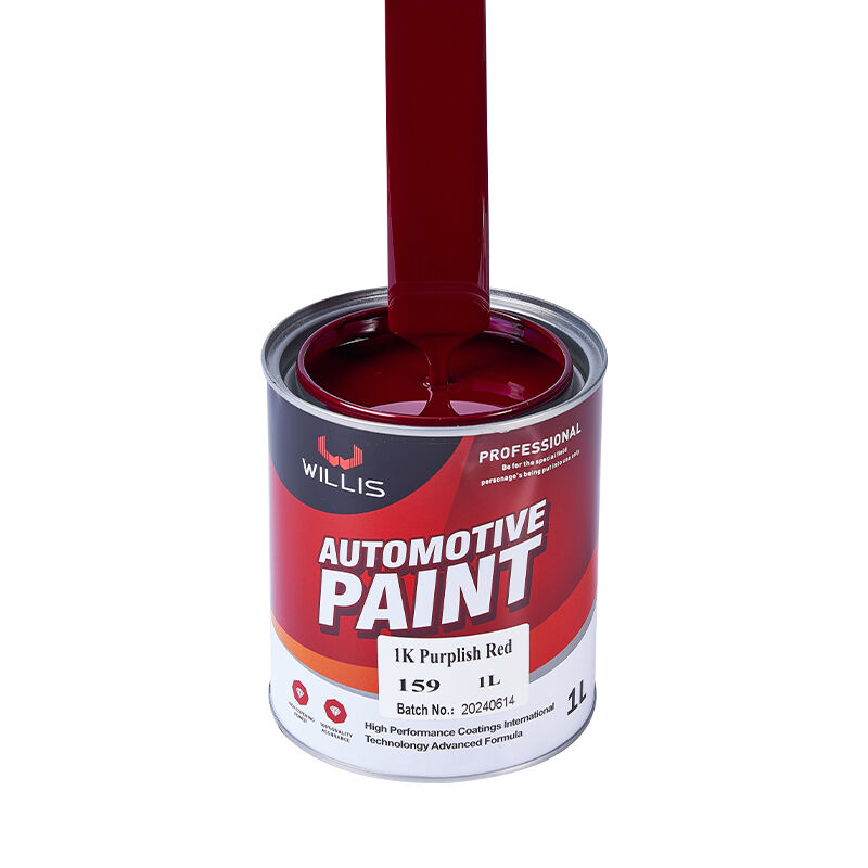 Diluente per vernice per auto 1K viola rosso diretto di fabbrica, agente indurente liquido per verniciatura a spruzzo e riparazione di rivestimenti per veicoli